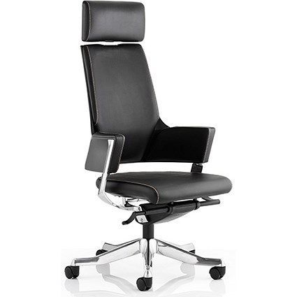 Enterprise Leather Executive Chair - Black