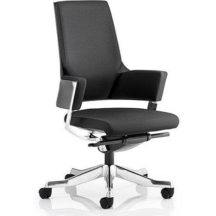 Enterprise Executive Medium Back Chair / Black / Built