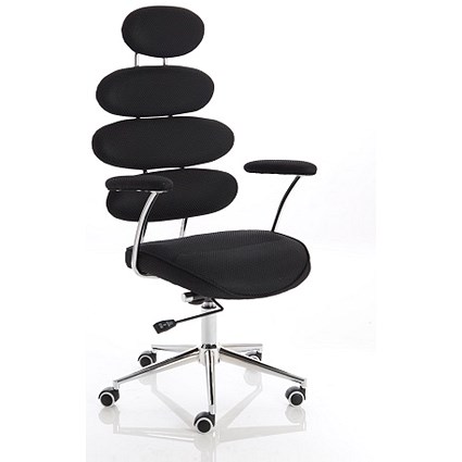 Pebble Executive High Back Chair - Black