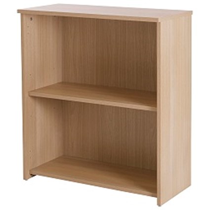 Basix Low Bookcase - Oak
