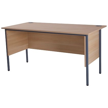 Retro Rectangular Desk / 1500mm Wide / Oak