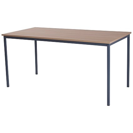 Retro Rectangular Table, 1200mm Wide, Oak
