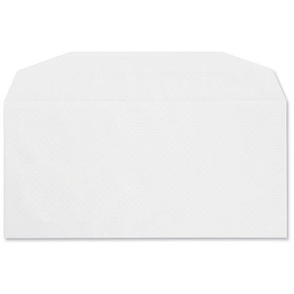 Postmaster DL Wallet Envelopes / Gummed / White / Pack of 500