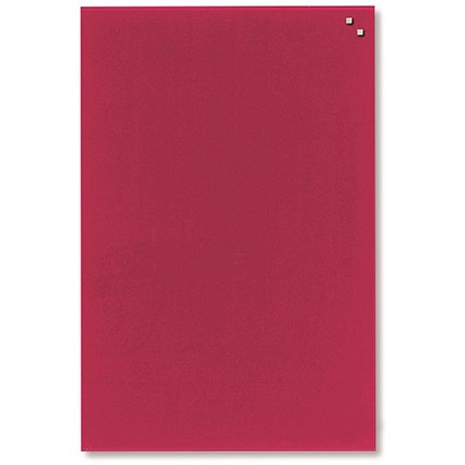 Franken Magnetic Glass Board / W400xH600mm / Red