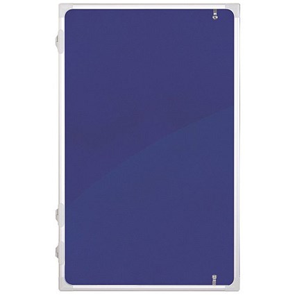Franken Display Case / W600xH900mm / Felt / Blue