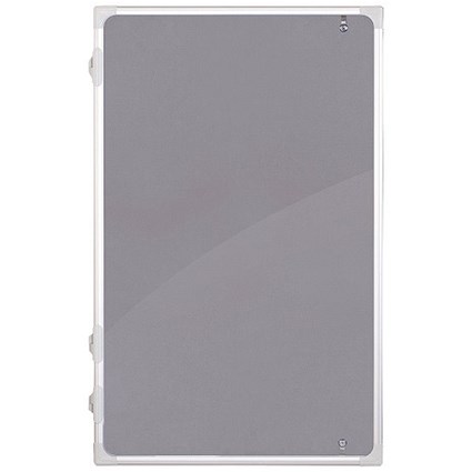 Franken Display Case / W600xH900mm / Felt / Grey