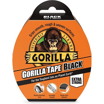 Gorilla Tape, 48mm x 11m, Black