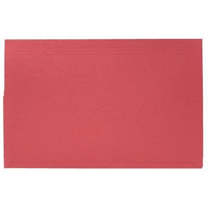 Guildhall Full Flap Document Wallets, 315gsm, Foolscap, Red, Pack of 50
