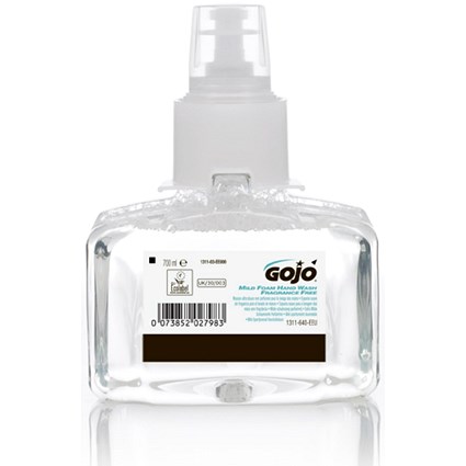 GoJo Ltx Mild Foam Handwash, 700ml, Pack of 3