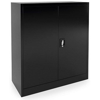 Graviti Contract Low Storage Cupboard - Black