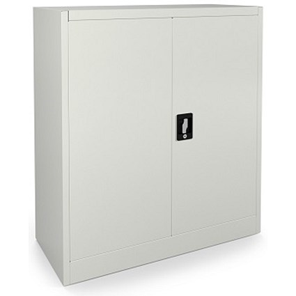 Graviti Contract Low Storage Cupboard - Chalk White