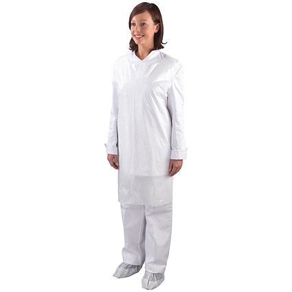 Shield Disposable Aprons on a Roll White (Pack of 1000)