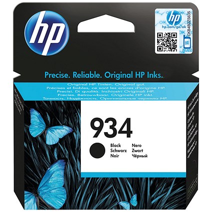 HP 934 Black Ink Cartridge C2P19AE