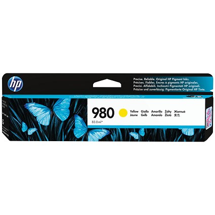 HP 980 Yellow Ink Cartridge D8J09A