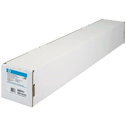 HP DesignJet Paper Roll, 594mm x 45.7m, Bright White, 90gsm
