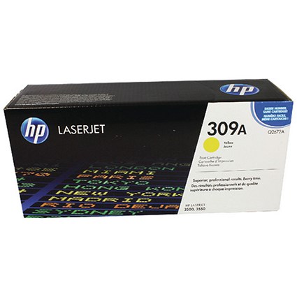HP 309A Yellow Laser Toner Cartridge