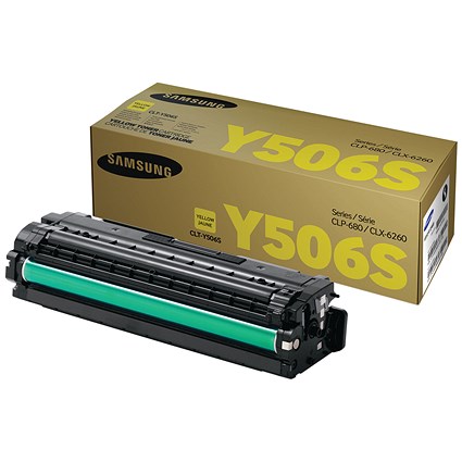 Samsung CLT-Y506S Yellow Laser Toner Cartridge