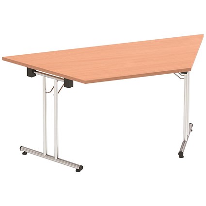 Impulse Trapezoidal Folding Table, 1600mm, Beech