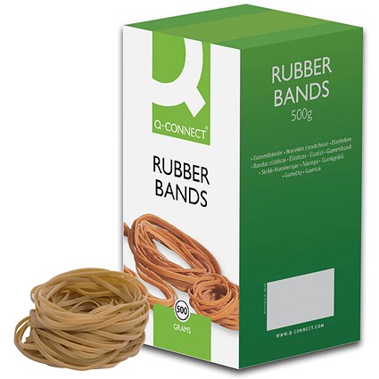 Q-Connect Rubber Bands No.36 127 x 3.2mm 500g