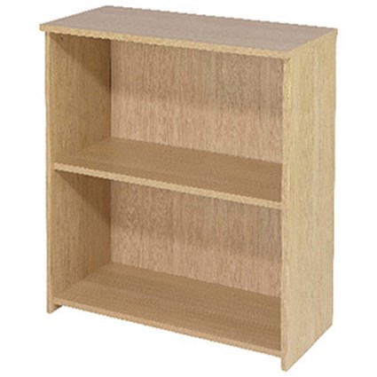 Jemini Intro Desk High Bookcase / 600mm Wide / Oak