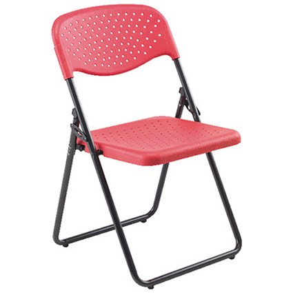 Jemini Folding Chair / Red / Pack of 4