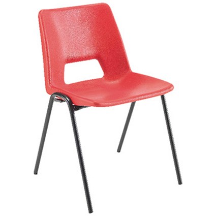 Jemini Classroom Chair / 350mm / 6-8 Years / Red