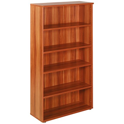 Avior Tall Bookcase, 1800mm High, Cherry