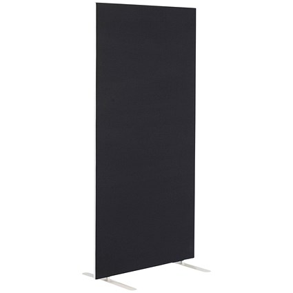 Jemini Floor Standing Screen, 1200x1800mm, Black