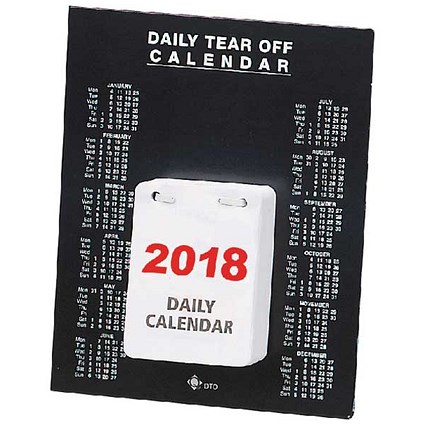 2018 Daily Desk Calendar