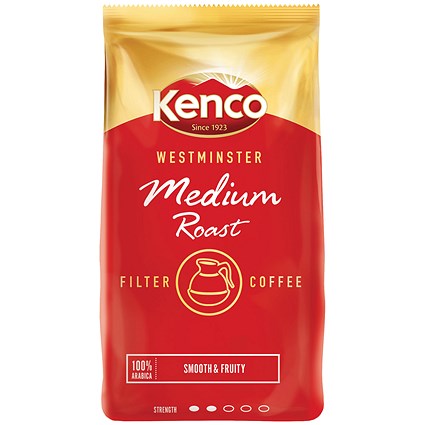 Kenco Westminster Medium Roast Ground Filter Coffee, 1Kg