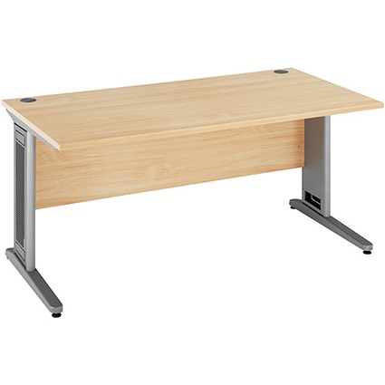 Largo Rectangular Desk / 1800mm Wide / Maple