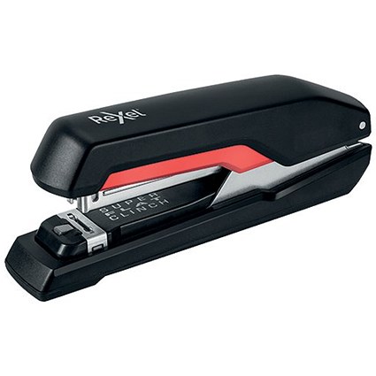 Rexel S17 Supreme Full Strip Stapler, Capacity 30 Sheets, Black/Red
