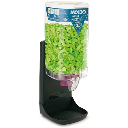 Moldex 7453 Contours S Dispenser, Comes With 500 Green Earplugs