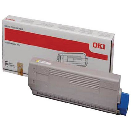 Oki C822 Yellow Laser Toner Cartridge
