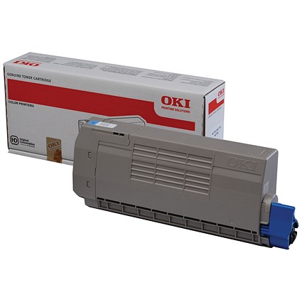 Oki MC760 Standard Capacity Laser Toner Cartridge Cyan 45396303