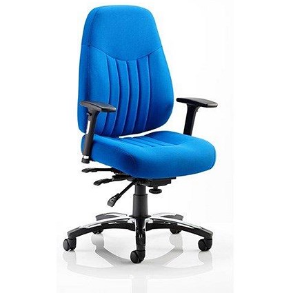 Barcelona Deluxe Operator Chair / Blue / Built