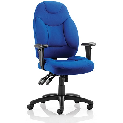 Galaxy Operator Chair, Blue, Assembled
