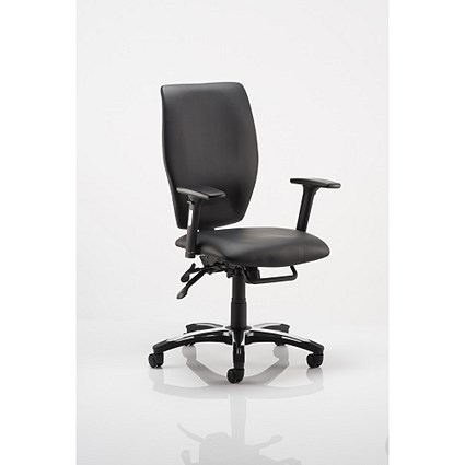 Sierra Leather Executive Chair - Black