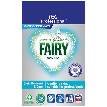 Fairy Professional Non-BioLaundry Powder, 6kg