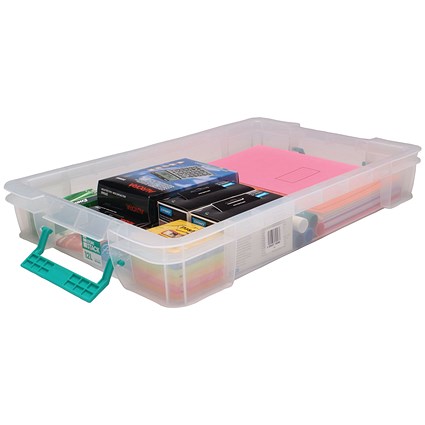 StoreStack Storage Box, 12 Litres, Clear