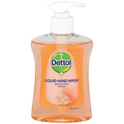 Dettol Antibacterial Hand Soap, Moistening, Grapefruit, 250ml