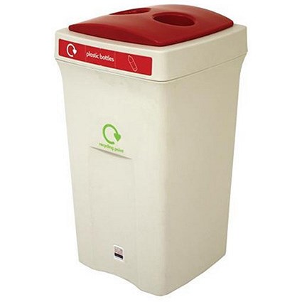 Recycling Bin, 100 Litre, Red