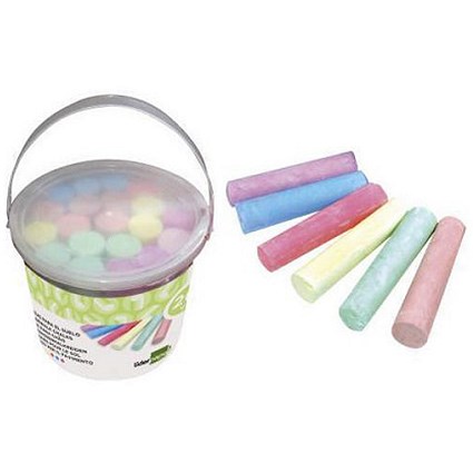 Pavement Chalks Drum / Assorted / Pack of 20