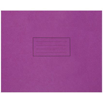 Silvine Handwriting Book, 203x165mm, Ruled, 32 Pages, Purple, Pack of 25
