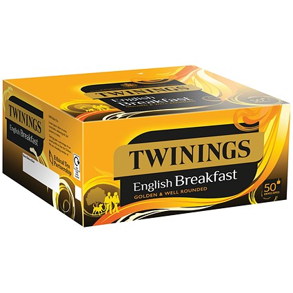 Twinings English Breakfast Envelope Tea Bags, Pack of 300