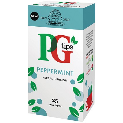 PG Tips Peppermint Tea, Pack of 25