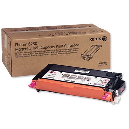 Xerox Phaser 6280 Magenta High Yield Laser Toner Cartridge