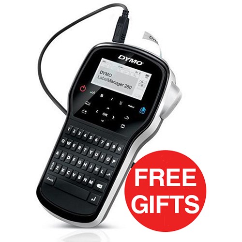 Dymo LabelManager 280 Label Maker QWERTY One Touch Smart Keys / Offer