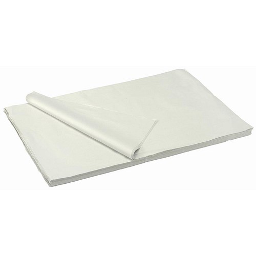 Acid Free Tissue Paper Packing Sheets / 17gsm / 500x750mm / White