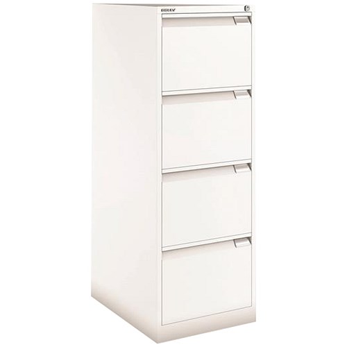 Bisley Filing / 4Drawer / Foolscap / Chalk White
